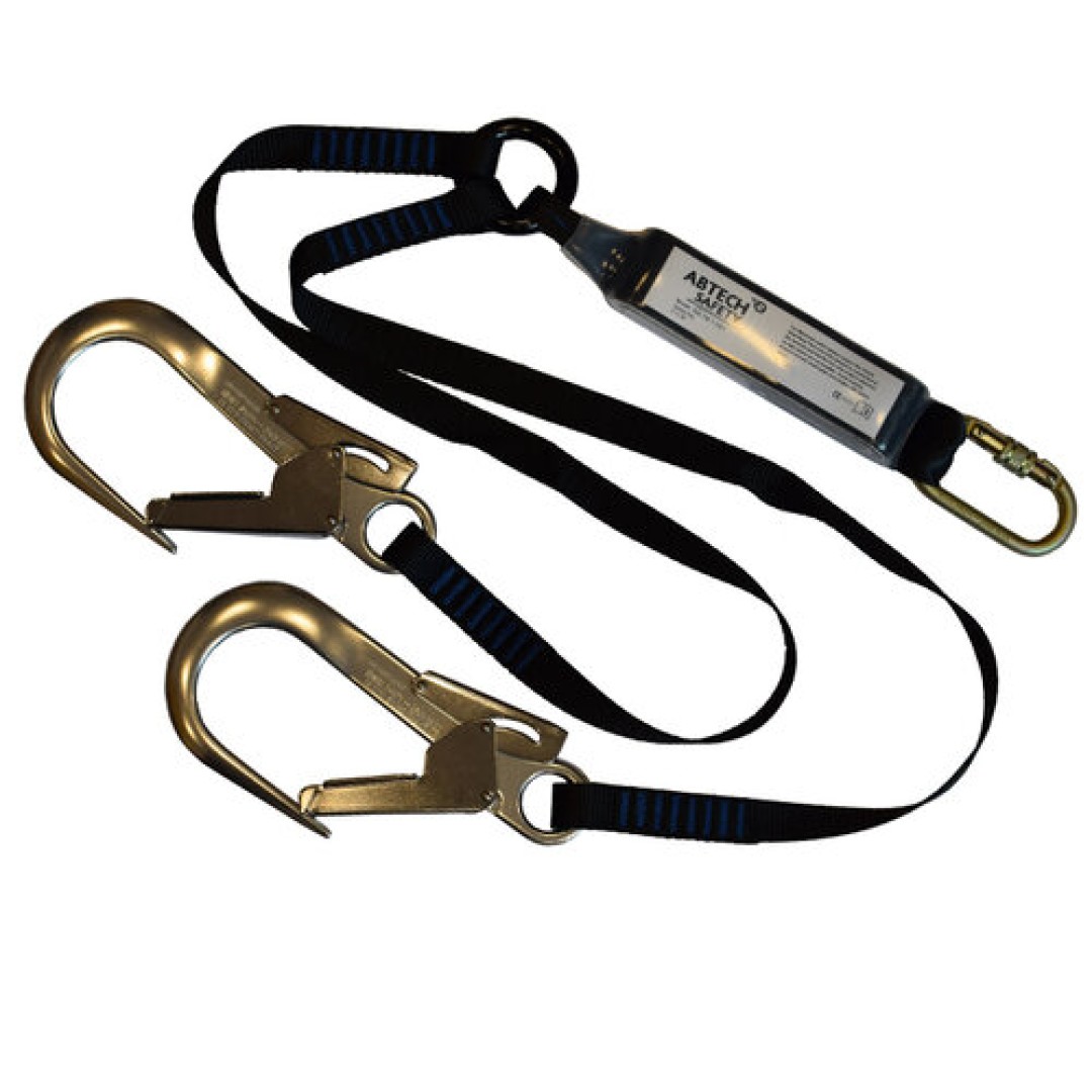 Abtech Safety 1.5M Twin Fall Arrest Lanyard with 1 x KH311 & 2 x SSE